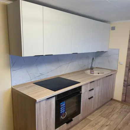 Кухня Дуб сонома Софт Латте