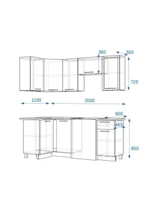 Акация - 12 (1100х2000 мм) 