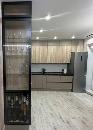 Кухня Дуб сонома Софт Капучино