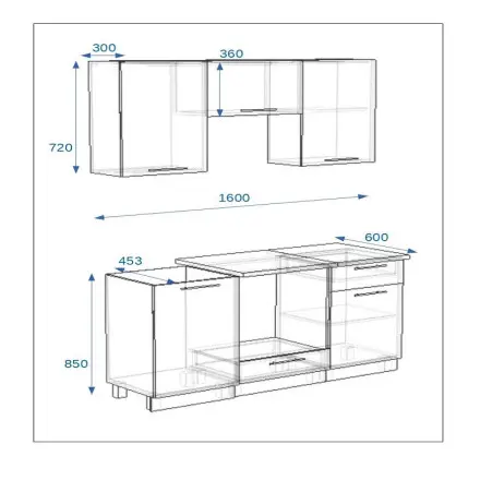 Акация - 6а (1600 мм)