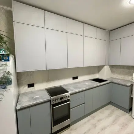 Кухня Тальк Обриета Голубой Либерти